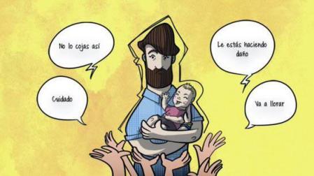 El autor del cómic '100 crisis de un papa primerizo' habla de sus vivencias en Pamplona