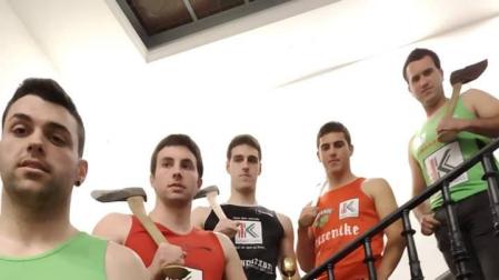 Los participantes en la final del Campeonato de Euskadi de Parejas, que se disputa este sábado.