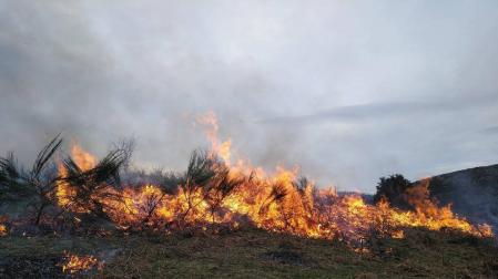 Incendio en Garaioa.