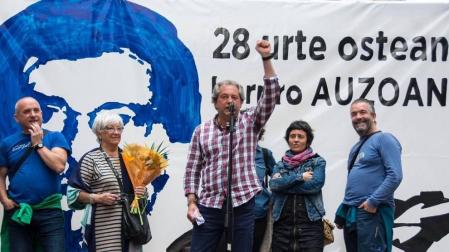 Homenaje al etarra German Urizar en Bilbao.
