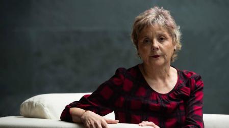 Amparo Viñales, portavoz de la asociación Gaztelu del Valle del Roncal.