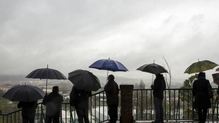 Pamplona ha abierto el paraguas dos de cada tres días en 2018