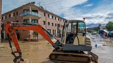 Villatuerta se protege frente a las inundaciones
