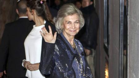 La reina Sofía asiste a la fiesta del 80 cumpleaños de la infanta Margarita