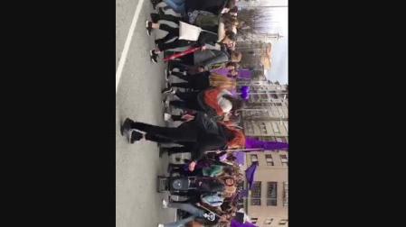 8M | Concentración en la plaza de Merindades de Pamplona