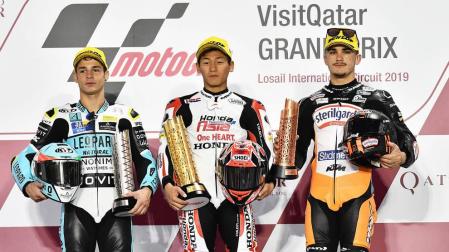 El japonés Toba estrena los podios con su triunfo en Losail