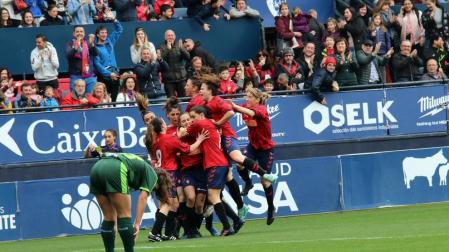 Imágenes del partido Osasuna Femenino-SD Eibar disputado en El Sadar