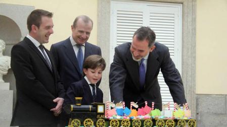 El Rey Felipe VI de Mateo Calvo, del colegio Irabia