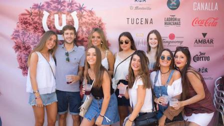 Un grupo de jóvenes, en una edición anterior de la Capea Universitaria.