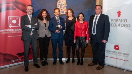 El Colegio de Mediadores de Seguros de Navarra premia a Enrique Sánchez