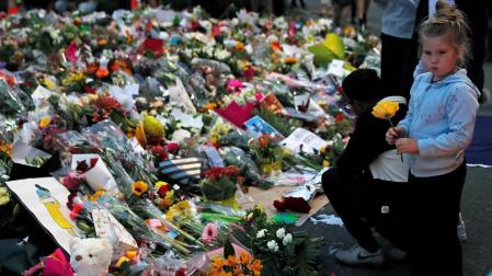 Memorial por las víctimas del atentado terrorista en Nueva Zelanda