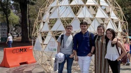 Cuatro estudiantes de la UN participan en un festival de arquitectura de México