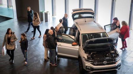 Presentación del nuevo modelo de Volkswagen, el T Cross, en Baluarte.