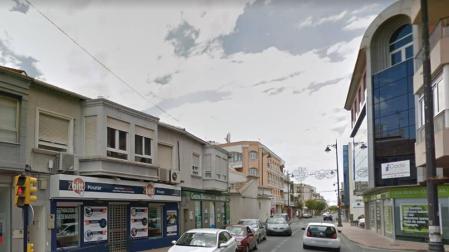 Vista de una calle de San Pedro del Pinatar.