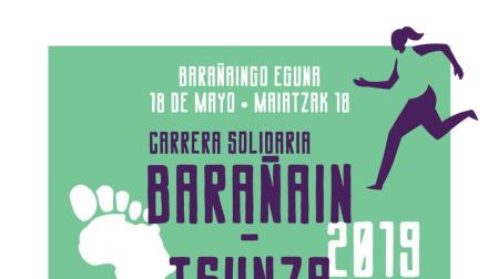 Abiertas las inscripciones para la carrera solidaria Barañáin-Tsunza 2019