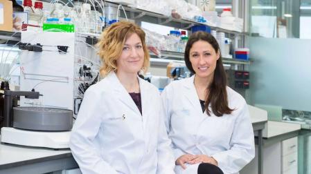 Las investigadoras Laura Soucek y Marie-Eve Beaulieu.