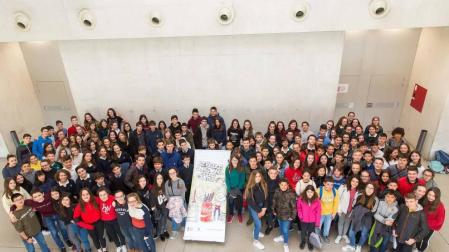 Participantes en la fase autonómica del concurso Coca-Cola Jóvenes Talentos.