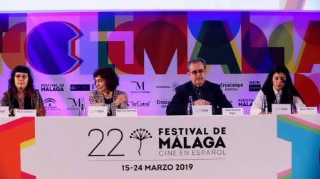 Lectura del fallo del palmarés del 22 Festival de Cine Málaga.