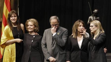 Torra llama a "reforzar todos los frentes" políticos en Cataluña