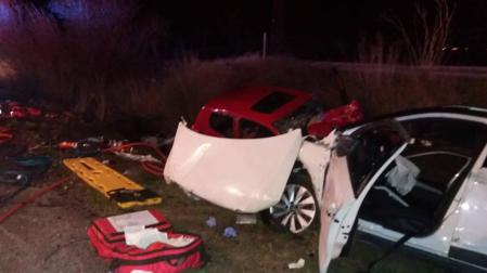Se elevan a dos los fallecidos en el choque mortal de Artajona