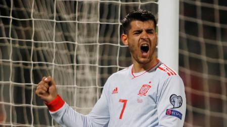 Morata aprovecha el trámite y da el triunfo a España en Malta