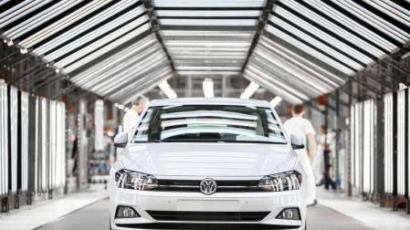 Presentación del nuevo Volkswagen Polo, fabricado en Navarra.