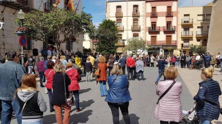 Concentración para condenar la última muerte violenta en Vinaròs (Castellón).