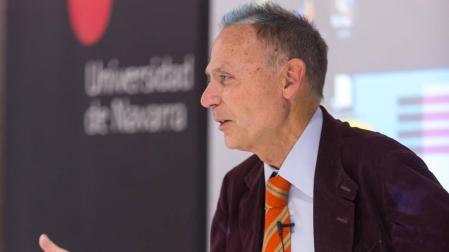 El psicólogo y criminólogo Vicente Garrido, en la Universidad de Navarra.