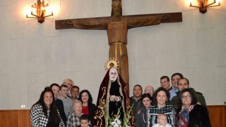 La Vera Cruz de San Adrián restaura la talla de la Virgen de La Soledad