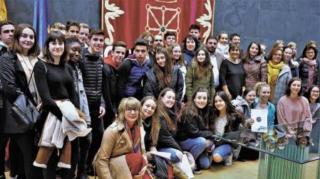 IES Barañáin culmina en el Parlamento su Erasmus+