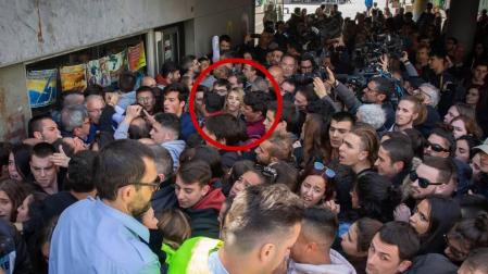 Incidentes durante un acto de la candidata del PP en la Autónoma de Barcelona