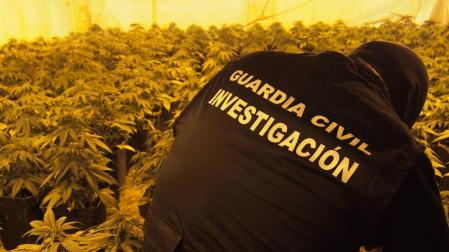 Operación antidroga en el cinturón de Granada llevada a cabo por la Guardia Civil.