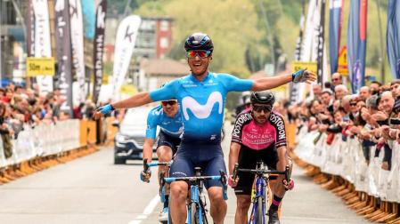 El colombiano Betancur mantiene la racha del Movistar en Amorebieta
