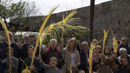 Cientos de ramos inician la Semana Santa