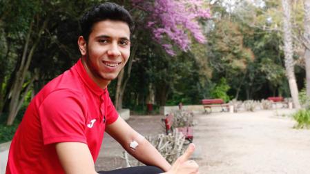 Djellad: "Ahora me toca reposo pero tengo unas ganas locas de jugar"