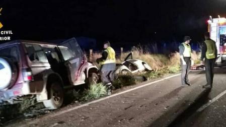 Un fallecido y dos heridos en un accidente de tráfico en Corella