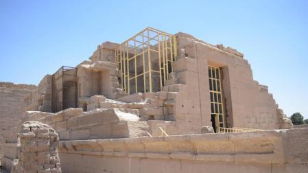 Abren al publico el templo de Opet en Luxor tras meses de restauración