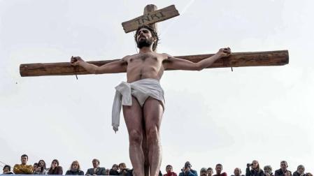 Fotos de la recreación de la Pasión viviente de Cristo en Andosilla