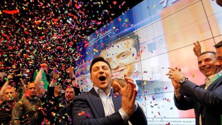 Triunfo del populista Zelenski en Ucrania, que abre un periodo de incertidumbre