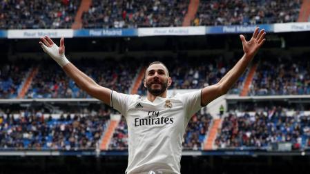 Un 'hat-trick' de Benzema sella la victoria frente al Athletic