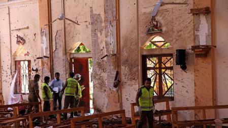 Varios atacantes suicidas se inmolaron en los atentados en serie en Sri Lanka