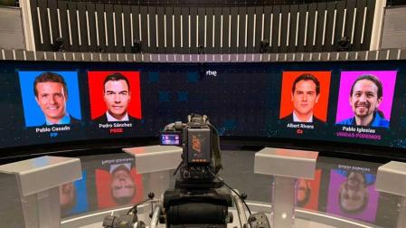 El debate a cuatro de RTVE, el menos visto de la historia