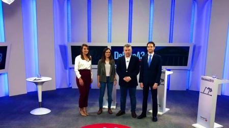 El autogobierno y el convenio económico centran el debate a tres en Navarra TV