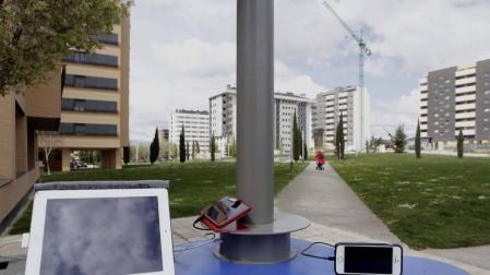 El sol, el nuevo aliado para cargar la tablet en el Valle de Egüés