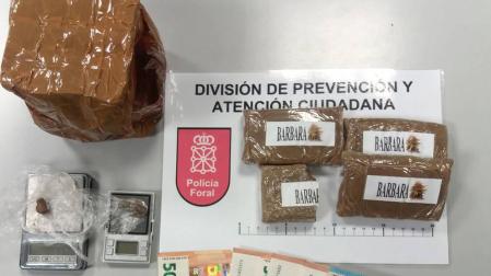 Tres detenidos en Barañáin y Valtierra por presunto tráfico de drogas