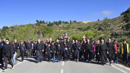 La más multitudinaria de las romerías que al cabo del año se celebran al santuario de Ujué.