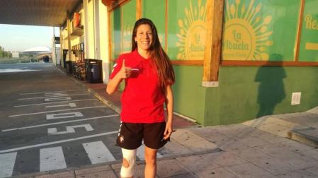 Nerea Valeriano podría sufrir una grave lesión de rodilla