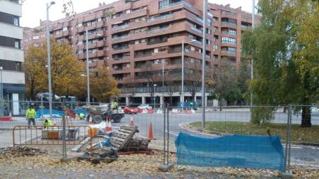 Obras en Pío XII.