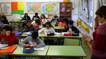 Alumnado del CP Los Sauces-Sahats de Barañáin