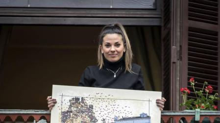 La autora es una vecina de Burlada de 24 años, técnica en Diseño Gráfico y Publicidad, Edurne Taínta